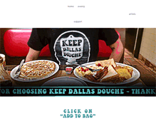 Tablet Screenshot of keepdallasdouche.com